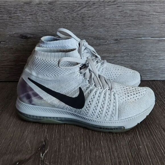 Nike Shoes - Nike Women's Zoom All Out Flyknit Pure Platinum 845361-100 Running Shoes Sz 6